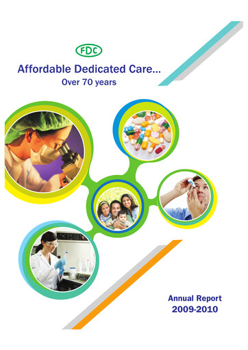 Thumbnail FDC India Annual Report 2009-2010