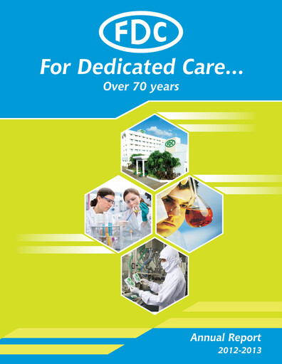 Thumbnail FDC India Annual Report 2012-2013