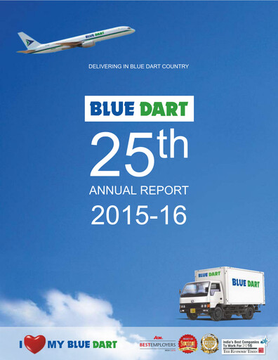 Thumbnail Blue Dart Express
 Annual Report 2015-2016