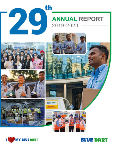Thumbnail Blue Dart Express
 Annual Report 2019-2020