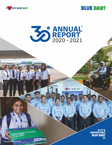 Thumbnail Blue Dart Express
 Annual Report 2020-2021