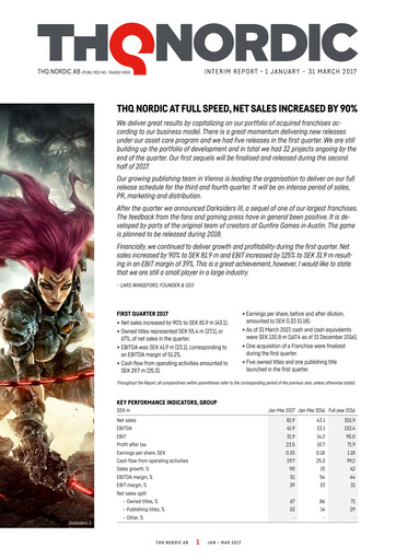 Thumbnail Embracer Group Financial Statement 2017-q1