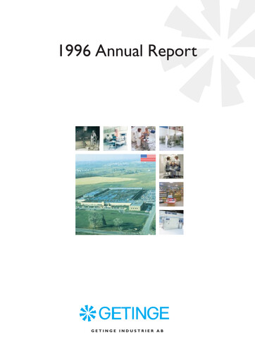 Vorschaubild Getinge Jahresbericht 1996