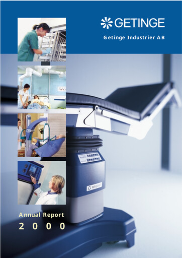 Vorschaubild Getinge Jahresbericht 2000