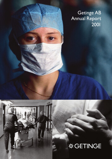 Vorschaubild Getinge Jahresbericht 2001