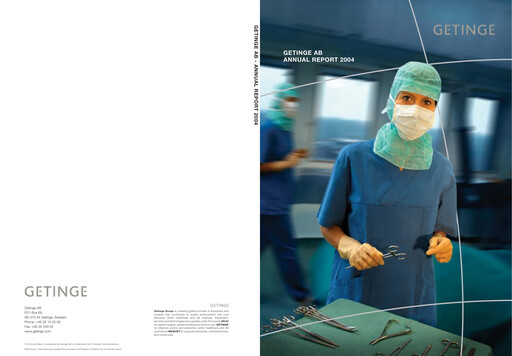 Vorschaubild Getinge Jahresbericht 2004