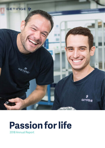 Vorschaubild Getinge Jahresbericht 2018