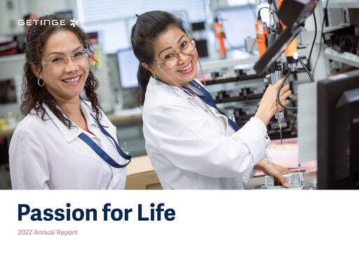 Vorschaubild Getinge Jahresbericht 2022