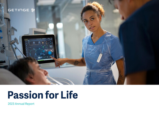 Vorschaubild Getinge Jahresbericht 2023