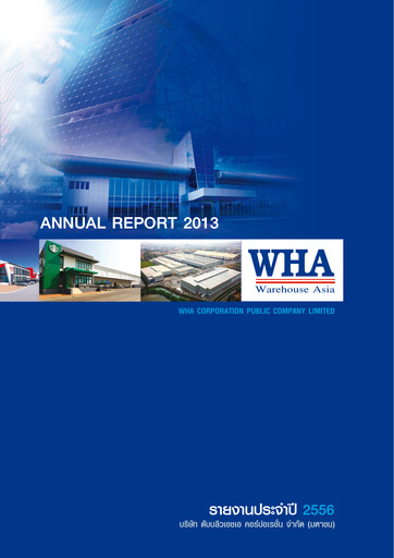 Thumbnail WHA Corporation Annual Report 2013