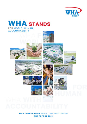 Thumbnail WHA Corporation Annual Report 2021
