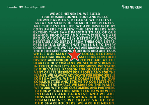 Thumbnail Heineken Annual Report 2019