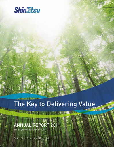 Thumbnail Shin-Etsu Chemical Annual Report 2011