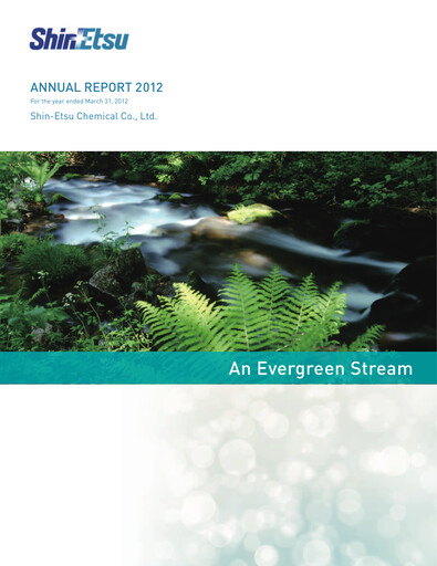 Thumbnail Shin-Etsu Chemical Annual Report 2012