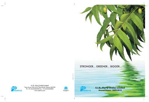 Thumbnail East India Distilleries Parry Annual Report 2009-2010