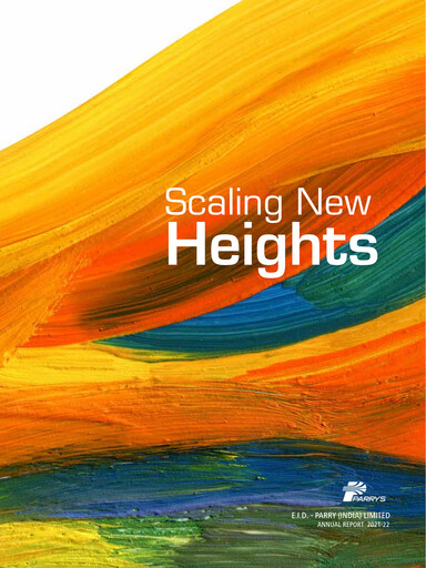 Thumbnail East India Distilleries Parry Annual Report 2021-2022