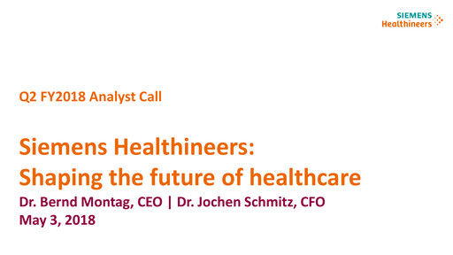 Thumbnail Siemens Healthineers Financial Statement 2018-q2