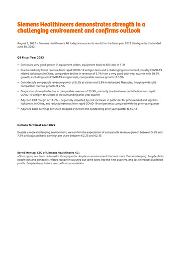 Thumbnail Siemens Healthineers Financial Statement 2022-q3