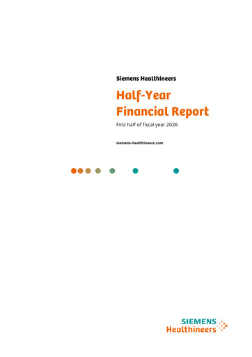 Thumbnail Siemens Healthineers Half-year Report 2026-h1