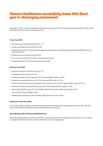Thumbnail Siemens Healthineers Quarterly Report 2025-q4