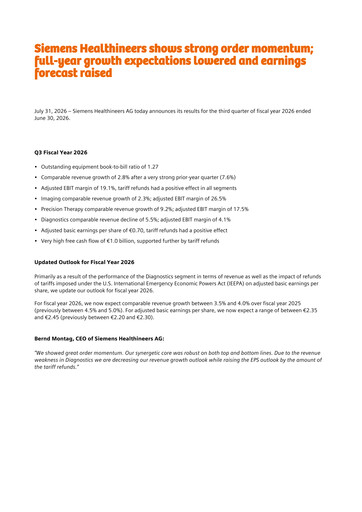 Thumbnail Siemens Healthineers Quarterly Report 2026-q3
