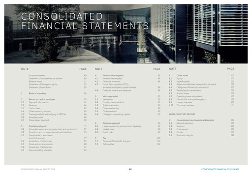 Thumbnail Ørsted Financial Statement 2014