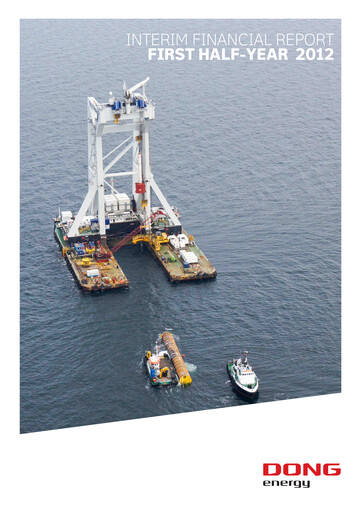 Thumbnail Ørsted Half-year Report 2012-h1