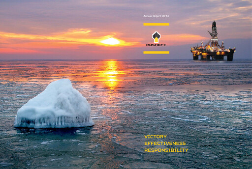 Miniature Rosneft Rapport annuel 2014
