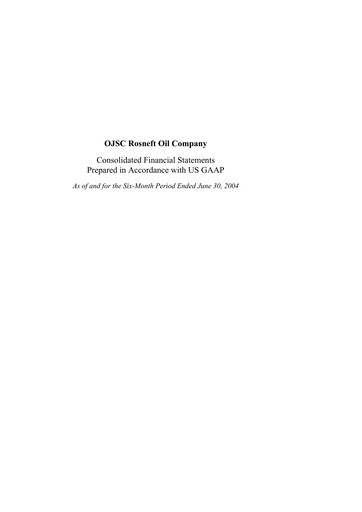 Thumbnail Rosneft Financial Statement 2004-h1