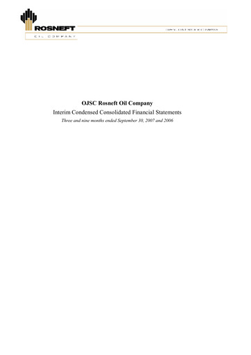 Thumbnail Rosneft Financial Statement 2007-9m