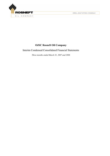 Thumbnail Rosneft Financial Statement 2007-q1
