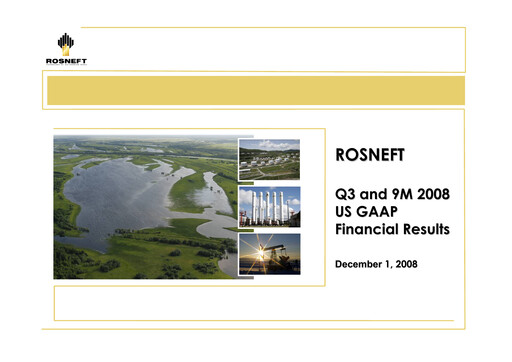 Thumbnail Rosneft Financial Statement 2008-h1