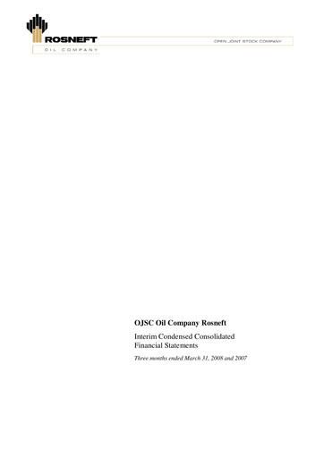 Thumbnail Rosneft Financial Statement 2008-q1