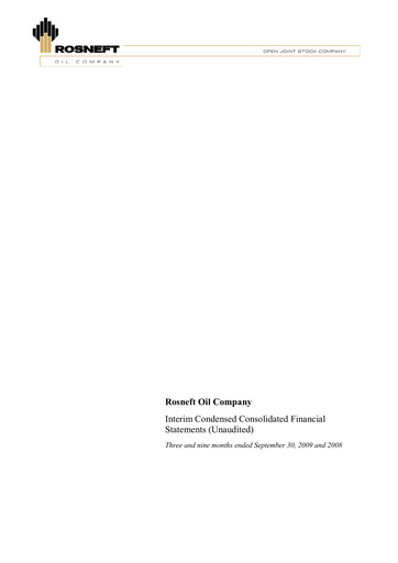 Thumbnail Rosneft Financial Statement 2009-9m