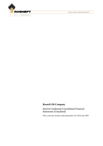 Thumbnail Rosneft Financial Statement 2010-9m
