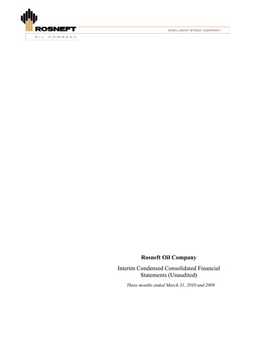 Thumbnail Rosneft Financial Statement 2010-q1