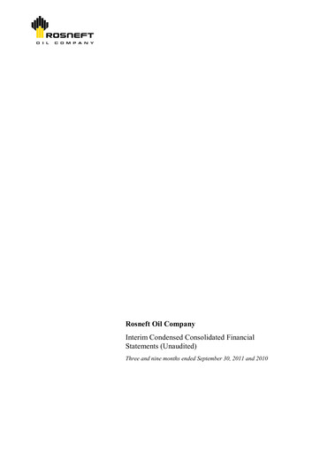 Thumbnail Rosneft Financial Statement 2011-9m