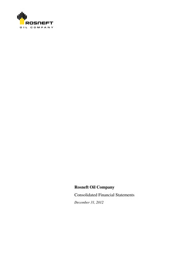 Thumbnail Rosneft Financial Statement 2012