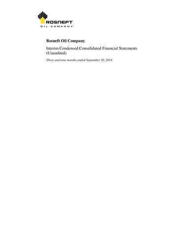 Thumbnail Rosneft Financial Statement 2014-9m