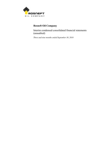 Thumbnail Rosneft Financial Statement 2018-9m