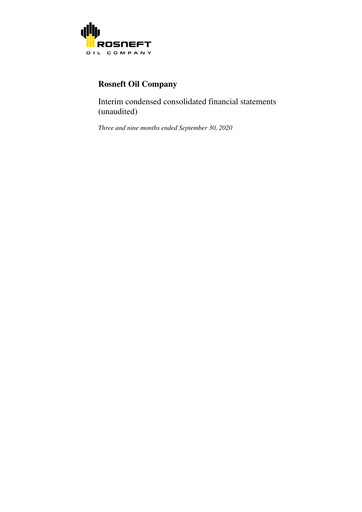 Thumbnail Rosneft Financial Statement 2020-9m