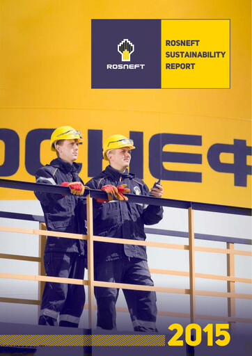 Thumbnail Rosneft Sustainability Report 2015
