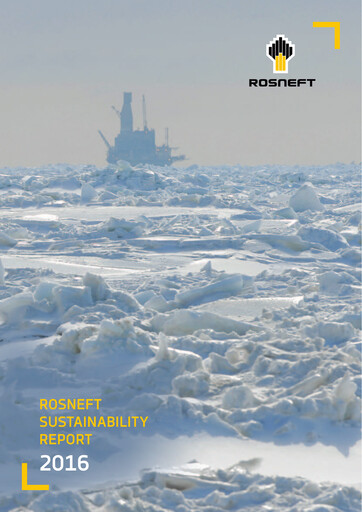 Thumbnail Rosneft Sustainability Report 2016