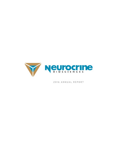 Thumbnail Neurocrine Biosciences
 Annual Report 2016