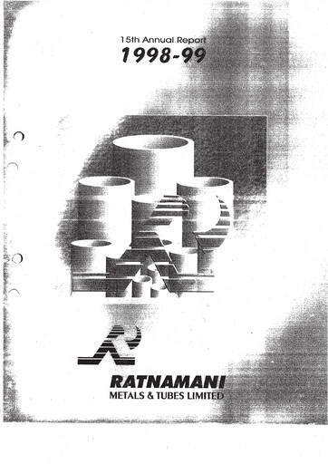 Thumbnail Ratnamani Metals & Tubes Annual Report 1998-1999