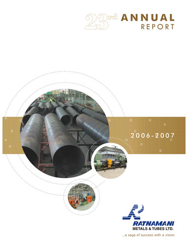 Thumbnail Ratnamani Metals & Tubes Annual Report 2006-2007