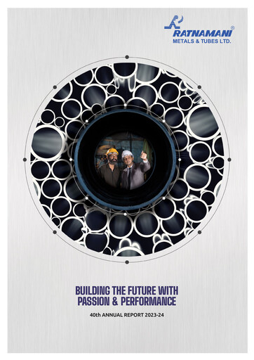 Thumbnail Ratnamani Metals & Tubes Annual Report 2023-2024