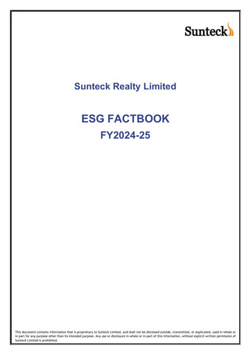 Vorschaubild Sunteck Realty
 ESG-Bericht 2024-2025