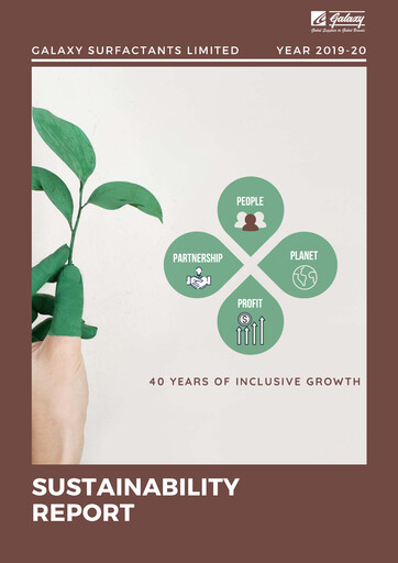Thumbnail Galaxy Surfactants
 Sustainability Report 2019-2020