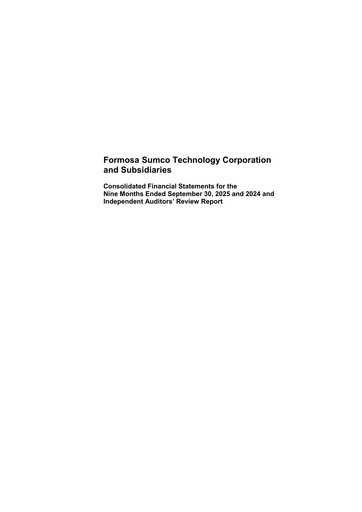Thumbnail Formosa Sumco Technology Quarterly Report 2025-q3